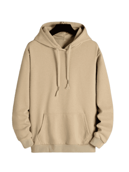 Beige Men's Hoddie Soft & Comfy