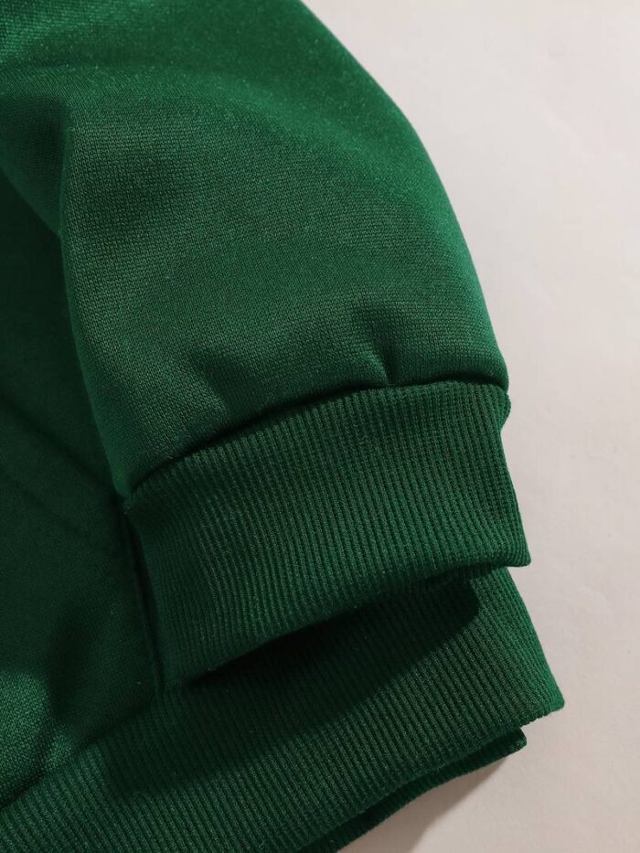 Solid Dark Green Men's Hoddie Soft & Comfy