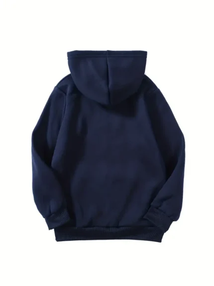 Premium Solid Navy Blue Men's Hoddie