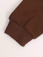 Solid Chocolate Men's Hoddie (Heavy Gauge Fabric)
