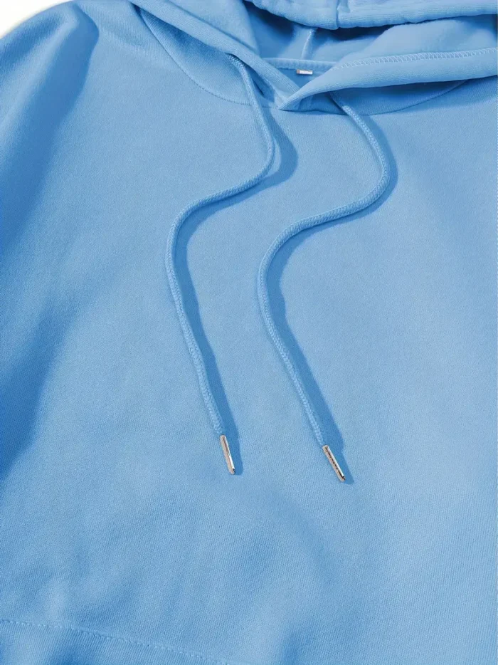 Premium Sky Blue Men's Hoddie ( Premium Gauge Fabric )