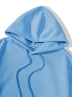 Premium Sky Blue Men's Hoddie ( Premium Gauge Fabric )