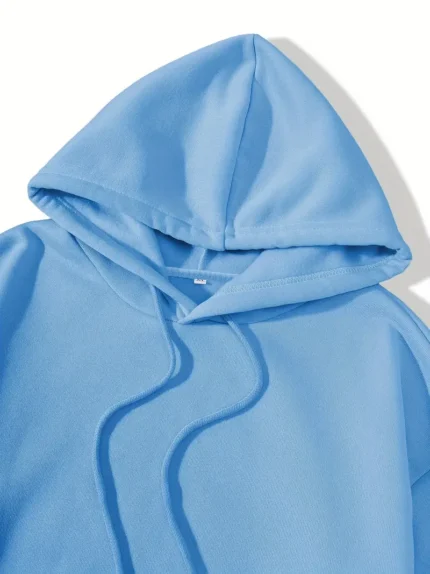 Premium Sky Blue Men's Hoddie ( Premium Gauge Fabric )