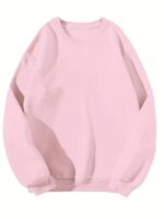 Peach Pink Men's Sweatshirt