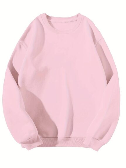 Peach Pink Men's Sweatshirt