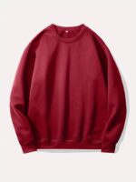 Solid Maroon Men's Sweatshirt