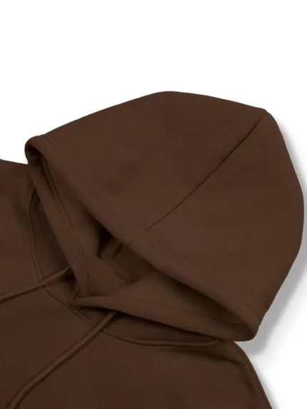 Solid Chocolate Men's Hoddie (Heavy Gauge Fabric)