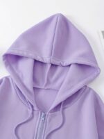 Premium Lavender Men's Zip-up Hoddie Soft & Comfy