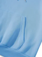 Premium Sky Blue Men's Hoddie ( Premium Gauge Fabric )