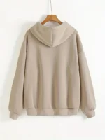 Premium Beige Men's Zip-up Hoddie Soft & Comfy