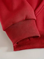 Solid Red Men's Heavy Gauge Hoddie