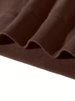 Solid Mocha (Dark Brown) Men's Sweatshirt