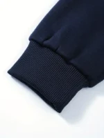 Premium Solid Navy Blue Men's Hoddie