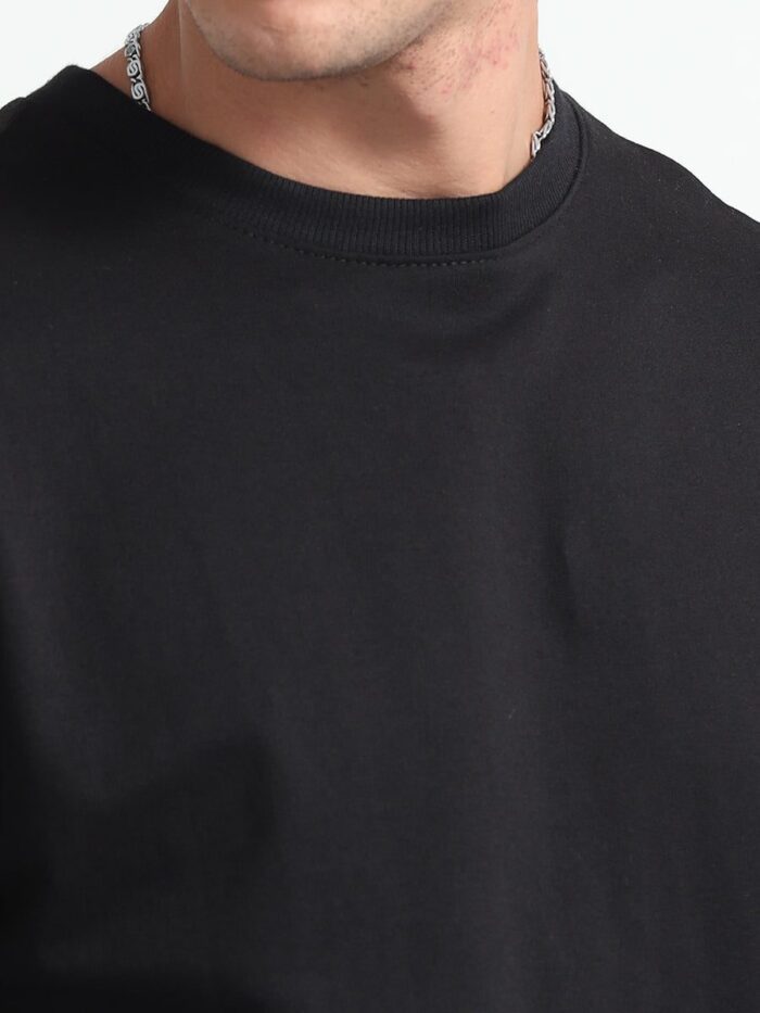 Premium Black Men's Oversized T-shirt