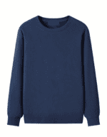 Solid Navy Blue Men's Sweatshirt