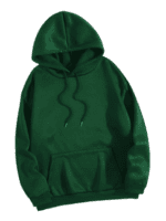 Solid Dark Green Men's Hoddie Soft & Comfy