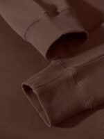 Solid Mocha (Dark Brown) Men's Sweatshirt