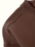 Solid Mocha (Dark Brown) Men's Sweatshirt