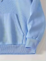 Premium Sky Blue Men's Hoddie ( Premium Gauge Fabric )