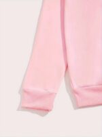 Peach Pink Men's Sweatshirt